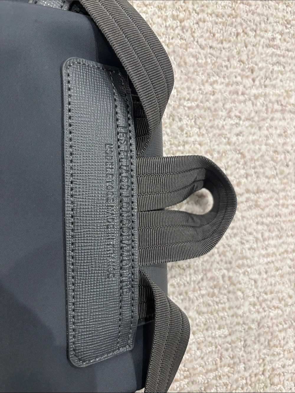 Longchamp Le Pliage One M Backpack in Anthracite Grey